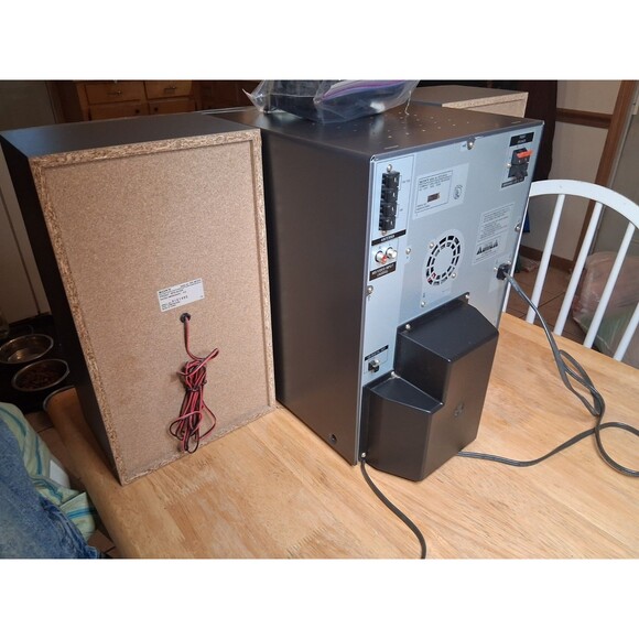 Sony MHC-M100 Stereo  System 50+1 CD Changer & 2 Tape DeckTested Great Condition - Picture 4 of 6